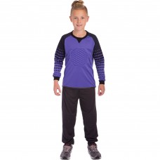 Форма футбольного воротаря дитяча PlayGame Circle  розмір 26, вік 8-10 років, фіолетовий-чорний, код: LM7607_26VBK
