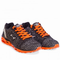 Кросівки для спортзалу Health розмір 44 (27см), сірий-помаранчевий, код: 5066-2_44GRPR