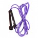 Скакалка в тубусі LiveUp PVC JumpRope 2700 мм, чорний-фіолетовий, код: 6951376100648