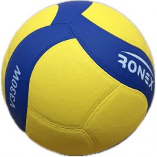 М"яч волейбольний Ronex №5, синьо-жовтий, код: RX-V330W-WS