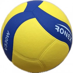 М"яч волейбольний Ronex №5, синьо-жовтий, код: RX-V330W-WS