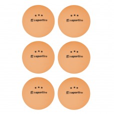М"ячі для настільного тенісу Insportline Elisenda S3 6 шт/помаранчеві, код: 21568-IN
