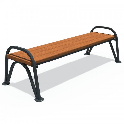 Лавка паркова InterAtletika 1750x694x514 мм, код: LP035.1-1,7-RC-SM