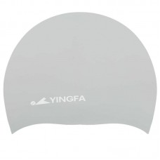 Шапочка для плавання силіконова для дорослих Yingfa L, сірий, код: C0081_LGR