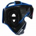 Шолом боксерський з повним захистом шкіряний Twins L, чорний-синій, код: TBS123_LBKBL Шолом боксерський з повним захистом шкіряний Twins L, чорний-синій, код: TBS123_LBKBL