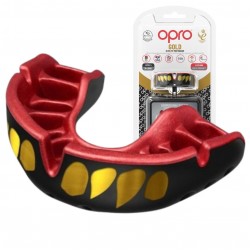 Капа Opro Gold доросла (вік 11+) Jaws Black/Red, код: Gold_Jaws_Bl/Red