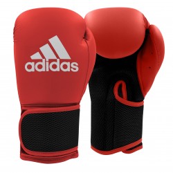 Боксерські рукавички Adidas Hybrid 25, 12oz, червоно-чорний, код: 15582-852