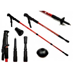 Палиця для скандинавської ходьби EasyFit Energia червона, код: EF-3924-R-EF Палиця для скандинавської ходьби EasyFit Energia червона, код: EF-3924-R-EF