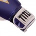  Рукавиці боксерські FitBox Title 14 унцій, темно-синій-білий, код: BO-3780_14DBLW