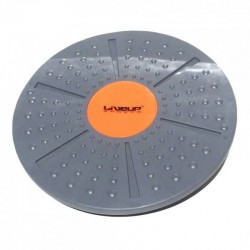 Баланс борд LiveUp Balance Board 390х80 мм, сірий-помаранчевий, код:  6951376107302-SR