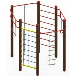 Гімнастичний комплекс Miros "Атлет друзів", код: DIO684.3 Гімнастичний комплекс Miros "Атлет друзів", код: DIO684.3