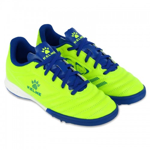 Сороконіжки взуття футбольне дитяче Kelme Basic розмір 31-EUR/30-UKR, салатовий-синій, код: 873701-9986_30