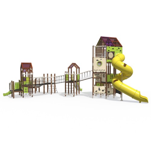 Ігровий комплекс InterAtletika Big City-4, код: TE934-SM