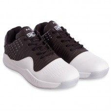 Кросівки для баскетболу Under Armour розмір 44 (28см), чорний-білий, код: F913-4_44BKW