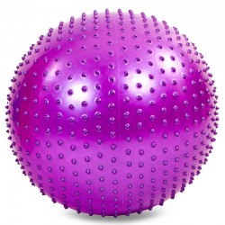 М"яч для фітнесу FitGo фіолетовий, код: FI-1986-55_V