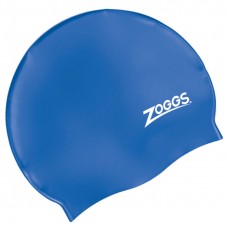 Шапочка для плавання Zoggs Silicone Cap синя, код: 749266007803