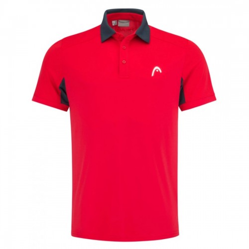 Поло для тенісу чоловічий Head Slice Polo Shirt Men FA, розмір M, червоний, код: 724794541395