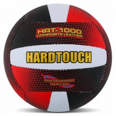 М"яч волейбольний Composite Leather Hard Touch №5, червоний-чорний, код: VB-4049_R