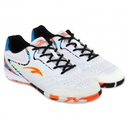 Взуття для футзалу підліткове Maraton розмір 37, білий-помаранчевий-синій, код: 230508-2_37W