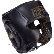 Шолом боксерський в мексиканському стилі UFC Pro Prem Lace Up L-XL шкіра, код: UHK-75056-S52