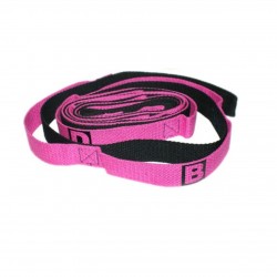 Ремінь для йоги SNS YJ-ABCD-P 240 см з петлями для хвату, рожевий, код: 12383-SNS Ремінь для йоги SNS YJ-ABCD-P 240 см з петлями для хвату, рожевий, код: 12383-SNS