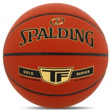 М"яч баскетбольний Spalding Composite Leather TF Gold №7, помаранчевий, код: 76857Z