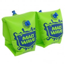 Нарукавники для плавання дитячі надувні MadWave 2шт, 12 років і старше, зелений, код: M075603_12G Нарукавники для плавання дитячі надувні MadWave 2шт, 12 років і старше, зелений, код: M075603_12G