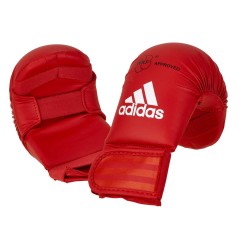 Рукавички для карате Adidas з ліцензією WKF M, червоний, код: 15560-670