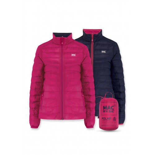 Пуховик Mac in a Sac Polar Reversible Down Jacket WMS Fuchsia/Navy (XS), код: 1190FU/NAV 08