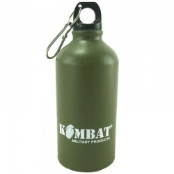 Фляга алюмінієва Kombat Aluminium Water Bottle 500 мл., оливковий, код: kb-awb500-olgr