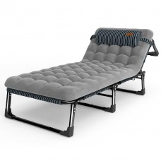 Розкладне ліжко шезлонг WCG + матрац, код: FB-S01PP-IF