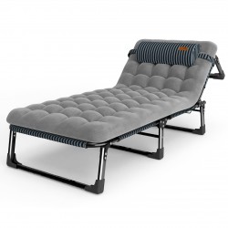 Розкладне ліжко шезлонг WCG + матрац, код: FB-S01PP-IF
