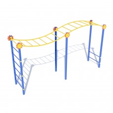 Рукохід Miros “Хвиля” з двома перемичками, код: DIO656.1