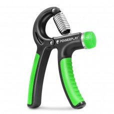 Еспандер кистьовий PowerPlay Strength Grip з регульованим навантаженням 10-40 кг, чорно-зелений, код: PP_4323_Bl/Green