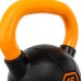 Гиря тренувальна цільна гумова LiveUp Urethane Competition Kettlebell 16кг, чорний-помаранчевий, код: UAZE5336-16