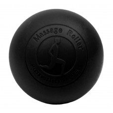 Масажний м"ячик EasyFit каучук 6.5 см чорний, код: EF-2076-B-EF