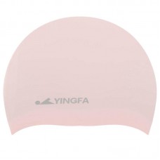 Шапочка для плавання силіконова для дорослих Yingfa L, рожевий, код: C0081_LP