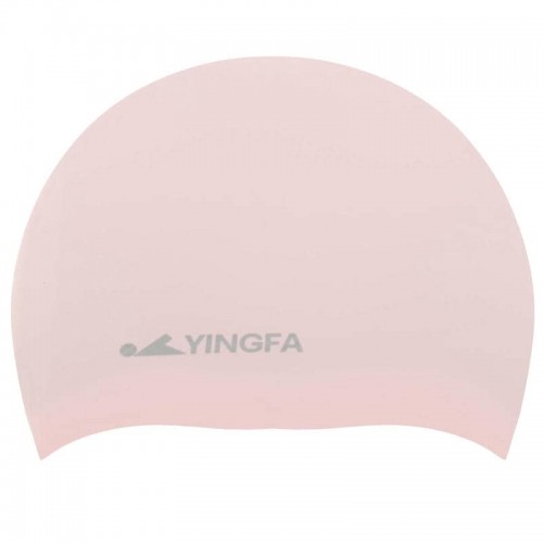 Шапочка для плавання силіконова для дорослих Yingfa L, рожевий, код: C0081_LP