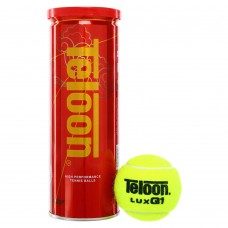 М'яч для великого тенісу Teloon Lux 3шт, салатовий, код: T808-3-S52