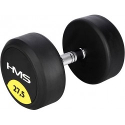 Гантель прогумована HMS HG Pro 1х27,5 кг, код: M-6421378-IN