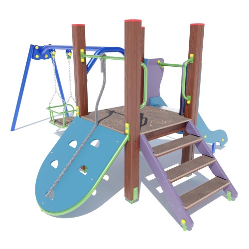 Ігровий комплекс Miros "Павук" 3400x2570x1530 мм, код: DIO783 Ігровий комплекс Miros "Павук" 3400x2570x1530 мм, код: DIO783