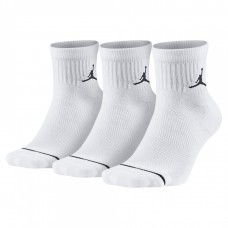 Баскетбольні шкарпетки Jordan Jumpman Quarter Dri-Fit (3 пари) розмір 42-46, білий, код: 2023111300058