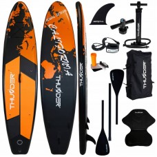 Надувна SUP дошка Thunder Earth з веслом 3650х760х150 мм, помаранчевий-чорний, код: SUP-EARTH