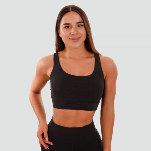 Спортивний топ GymBeam Clothing Cut-Out Black XS, чорний, код: 219811-GB