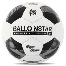 М"яч футбольний Ballonstar №5, білий-чорний, код: FB-4352_BK