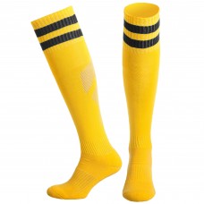 Гетри футбольні Norva розмір 40-45, жовтий-чорний, код: CO-3256_YBK