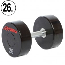 Гантель цілісна професійна Life Fitness 1х26 кг, код: SC-80081-26 Гантель цілісна професійна Life Fitness 1х26 кг, код: SC-80081-26