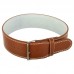 Пояс для пауерліфтингу з карабіном шкіряний Mdbuddy Weightlifting Belt S, коричневий, код: TA-3088_SBR