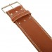 Пояс для пауерліфтингу з карабіном шкіряний Mdbuddy Weightlifting Belt S, коричневий, код: TA-3088_SBR