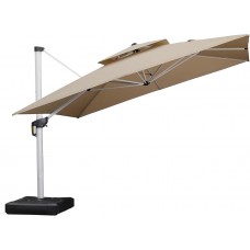 Садова парасоля WCG з LED-підсвіткою, сонячною панеллю та чохлом 3000×3000 мм, код: W-7068-IF Садова парасоля WCG з LED-підсвіткою, сонячною панеллю та чохлом 3000×3000 мм, код: W-7068-IF